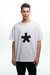 Remera Oversize Asterisco Blanco