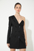 Vestido Shoulder negro - dollStore