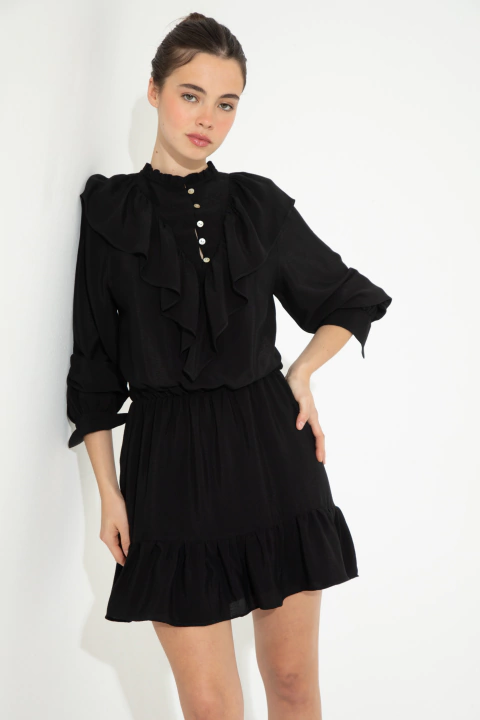 Vestido Power Negro thumbnail 1