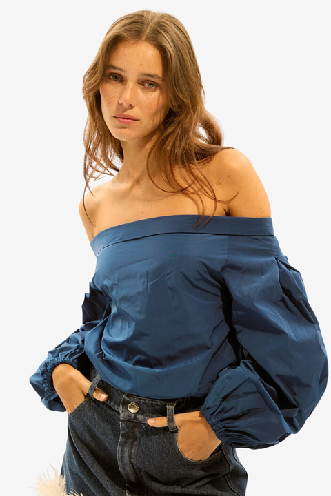 Blusa Odeta Azul - comprar online