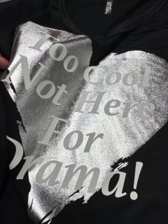 TINA FOIL NEGRA - corazón too cool en internet