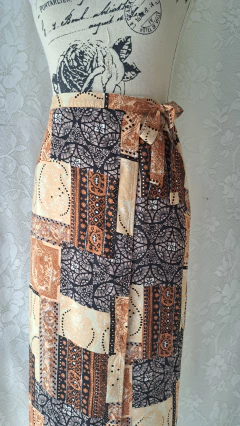 Falda Safari 90s - El Almacen de Lulú