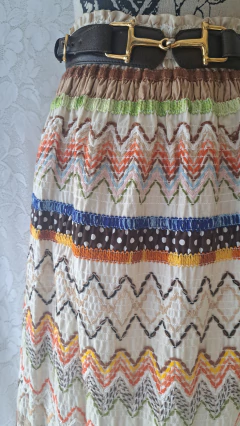 Falda Woodstock 70s - El Almacen de Lulú