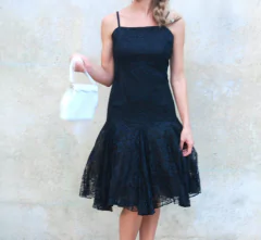 Vestido de cóctel Ceil Chapman 60s - El Almacen de Lulú