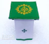 CONJUNTO DE ALFAIAS BRASÃO IHS VERDE
