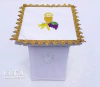 CONJUNTO DE ALFAIAS CÁLICE UVA E TRIGO - BRANCO