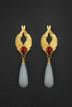 Aretes alas victorianas