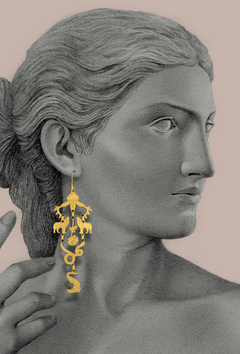 Aretes Collage de la jauría - comprar online