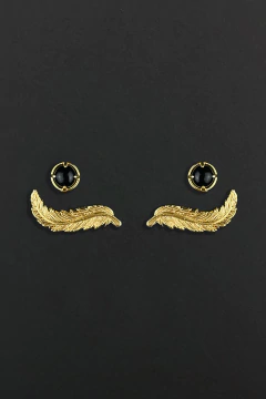 Aretes earjacket levedad de la pluma - comprar online