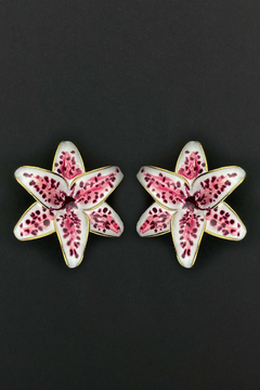 Aretes lirios iris