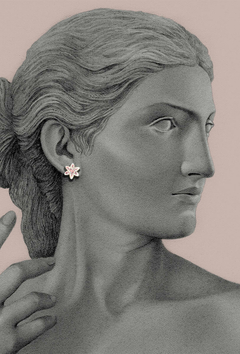 Aretes mini lirios iris - comprar online