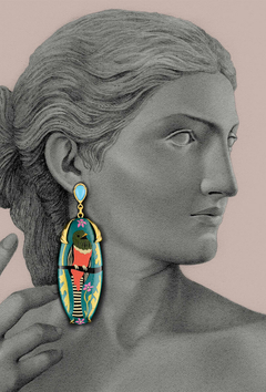 Aretes Mopa Mopa Trogones - comprar online