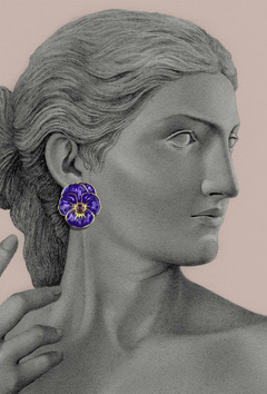 Aretes Violetas - comprar online