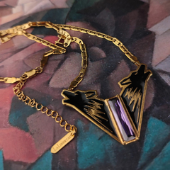 Collar - Aullido en luna llena - LA LIBERTAD JOYERIA