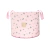 Cesto Organizador de Brinquedos Pata Chic Daisy - Rosa