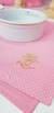 Porta Comedouro retangular Pata Chic - Poá Rosa Chiclete - comprar online