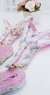Peitoral Americano Tecido com Guia Pata Chic Floral Romantic - Rosa na internet