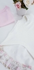 Vestido Babado Malha Pata Chic Floral Romantic - Rosa - Pequeno Chic Boutique Pet