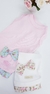 Vestido Babado Malha Pata Chic Floral Romantic - Bege - Pequeno Chic Boutique Pet