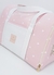 Bolsa Transporte Tecido Pata Chic - Love - Pequeno Chic Boutique Pet