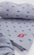 Kit Lençol e Naninha para Cama Suedine Pata Chic - Urso Polar Azul na internet