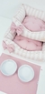 Porta Comedouro Retangular Pata Chic - Linn Rose - comprar online