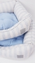 Cama Retangular Pata Chic - Linn Azul - Pequeno Chic Boutique Pet