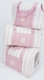 Bolsa Avião Tecido Pata Chic - Linn Rose - Pequeno Chic Boutique Pet