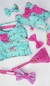 Peitoral Guia e Bolsinha Pata Chic - Tiffany Blend - loja online