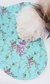 Porta Comedouro osso Pata Chic - Tiffany Blend - Pequeno Chic Boutique Pet