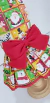 Vestido Laço e Guia Pata Chic - Magia do Noel - Pequeno Chic Boutique Pet