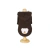 Blusa Raglan Malha Polar Pata Chic - Teddy Marrom