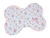 Porta Comedouro Pata Chic Doce Flor - Floral Azul