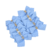 LGP10 Laço de Tecido Joy 5,5cm 10Uni Poá Azul Claro