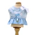 Colete Peitoral e Guia Pata Chic Daisy - Azul - comprar online