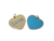 Pingente Esmaltado Joy Pet - Love Azul Turquesa