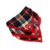 Bandana de Tecido Joy - Xadrez Vermelho