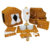 Banheirinha Pata Chic Grid - Ocre - Pequeno Chic Boutique Pet