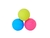 W12016 - Dog Mordedor Bola P - Cores Neon