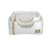 ST07 - Toca Retangular em Courano Pata Chic Strass - Champanhe