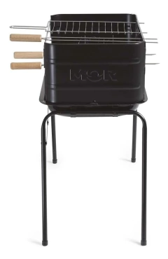 Churrasqueira Portátil Carvão Montana Mor Praia Campo Aço - RANCHO PESCA