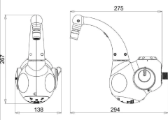 Torneira Elétrica Para Cozinha Lumen Com Led - Hydra 220v - loja online