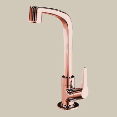 Torneira Cozinha Lorenzetti Rose Gold Bancada 1/4 Econômica