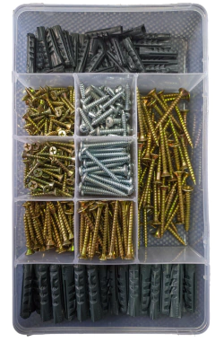 Kit 550 pcs Buchas + Parafusos 6mm 8mm Phillips Caixa Casa na internet