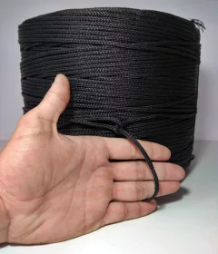 Cabo Trançado Monofilamento 05mm Preta P/ Pesca Rolo com 1Kg - comprar online