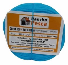 Cabo Trancado Monofila 04mm Azul P/ Pesca Rolo Com 150m - RANCHO PESCA
