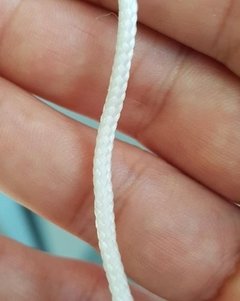 Rolo Fio Trançado / Encala / Fio De Seda Branco 2,5mm na internet