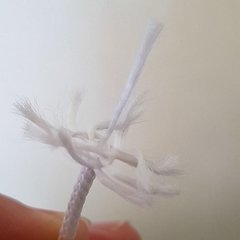 Rolo Fio Trançado / Encala / Fio De Seda Branco 2,5mm - RANCHO PESCA