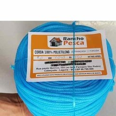 Cabo Trançado Monofilamento 05mm Azul P/ Pesca Rolo Com 150m