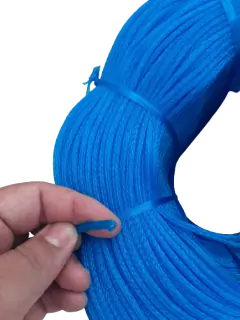 Cabo Trançado Monofilamento 04mm Azul Pesca Rolo Com 3kg - comprar online